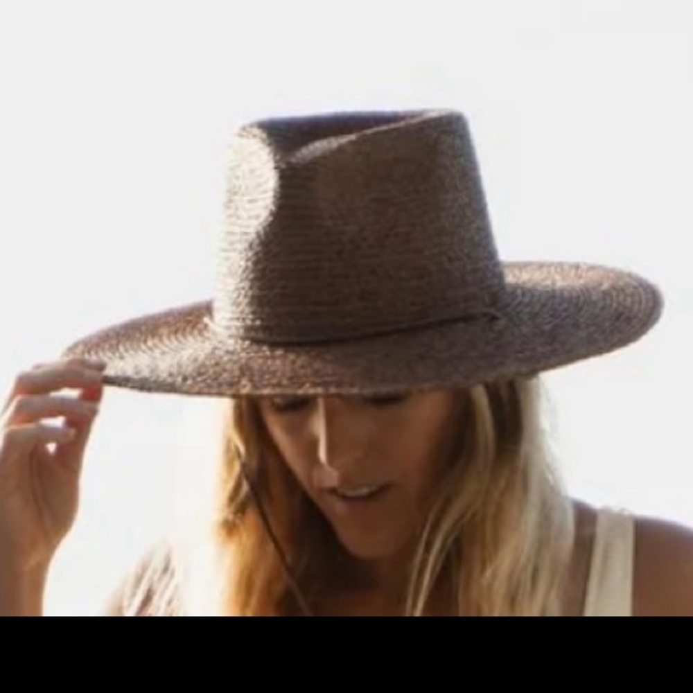 WILL & BEAR Austin Brown Raffia Straw Wide Brim Unisex Hat Sz Large EUC - Picture 8 of 12